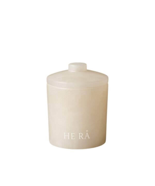 bougies en albâtre de la marque HE RA